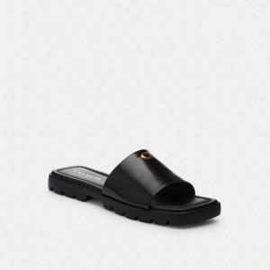Coach Florence Sandal 黒 | COH865846