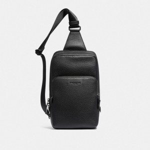 Coach Gotham Pack 黒 銅 黒 | COH866587
