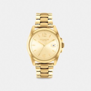 Coach Greyson Watch, 36 Mm ゴールド | COH866254