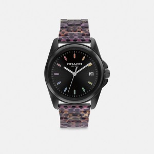 Coach Greyson Watch, 36 Mm 黒 | COH866292