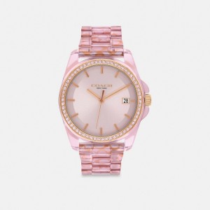 Coach Greyson Watch, 36 Mm ピンク | COH866293