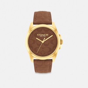 Coach Greyson Watch, 36 Mm ブラウン | COH866294