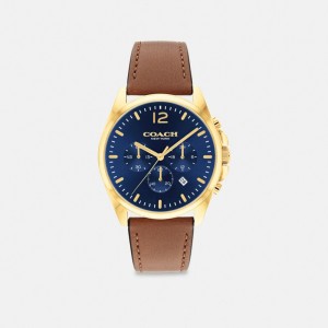 Coach Greyson Watch, 43 Mm ブラウン | COH866255