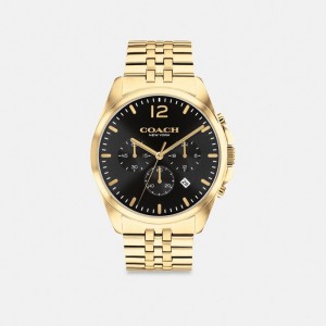 Coach Greyson Watch, 43 Mm ゴールド | COH866981