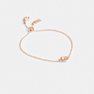 Coach Halo Tea Rose Slider Bracelet ピンク ゴールド | COH866128