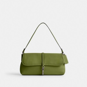 Coach Hamptons Bag シルバー ライト緑 | COH864729