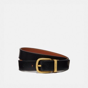 Coach Harness Buckle Reversible Belt, 25 Mm 黒 | COH866314