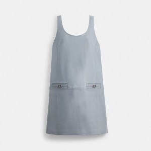 Coach Heritage C Leather Dress 青 | COH866052