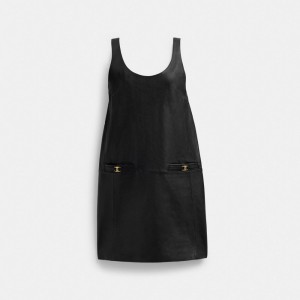 Coach Heritage C Leather Dress 黒 | COH866055