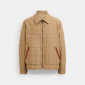 Coach Heritage Reversible Jacket ブラウン | COH866872