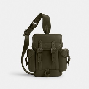 Coach Hitch Backpack 13 緑 | COH866493
