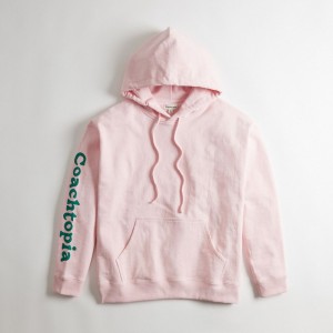 Coach Hoodie In 100% Recycled Cotton: 3 Clouds ピンク カラー | COH866898
