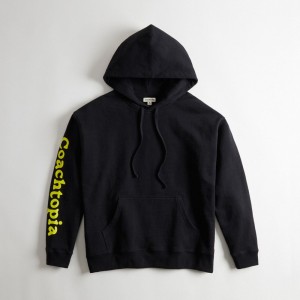 Coach Hoodie In 98% Recycled Cotton: 3 Clouds 黒 | COH866895
