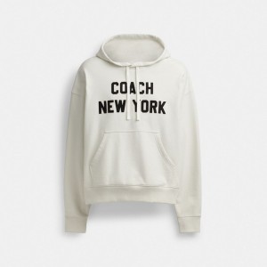 Coach Hoodie Sweatshirt Weiß | COH866916