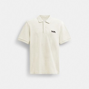 Coach Horse And Carriage Classic Polo 白 | COH866903