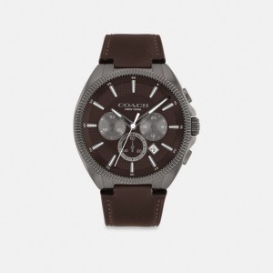 Coach Jackson Watch, 45 Mm ブラウン | COH866985