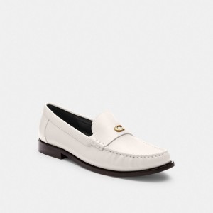 Coach Jolene Loafer 白 | COH865760