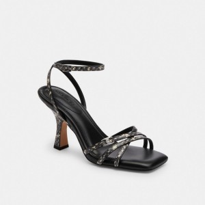 Coach Kelsey Sandal In Snakeskin ベージュ | COH865758