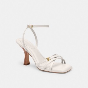 Coach Kelsey Sandal 白 | COH865731