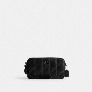 Coach Kira Crossbody Bag With Pillow Quilting 青 グレー 黒 | COH865624