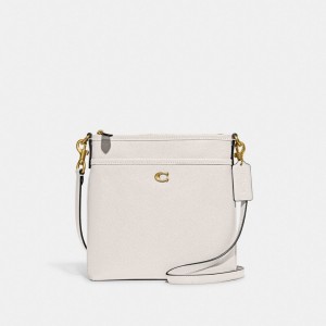 Coach Kitt Messenger Crossbody Bag 白 | COH865428