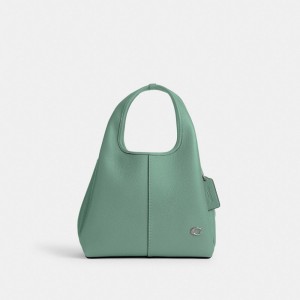 Coach Lana Shoulder Bag 23 シルバー ターコイズ | COH865113
