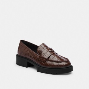 Coach Leah Loafer チョコレート | COH865800