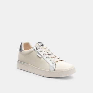 Coach Lowline Low Top Sneaker シルバー | COH865827