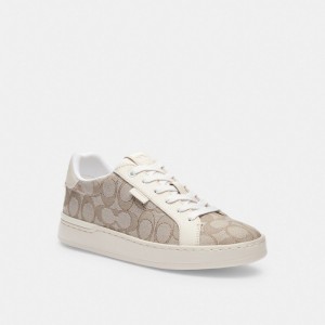 Coach Lowline Low Top Sneaker グレー | COH865829
