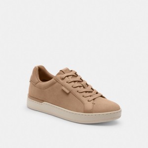 Coach Lowline Low Top Sneaker グレー ブラウン | COH865835
