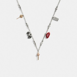 Coach Mini Candy Charm Necklace シルバー カラー | COH866119