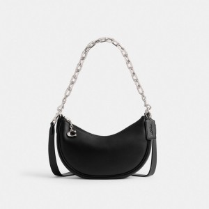 Coach Mira Shoulder Bag シルバー 黒 | COH865317