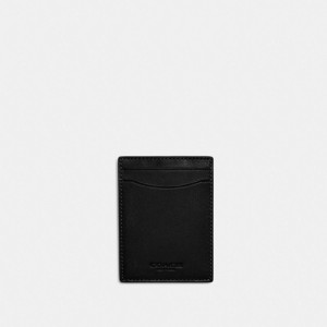 Coach Money Clip Card Case 黒 | COH866742