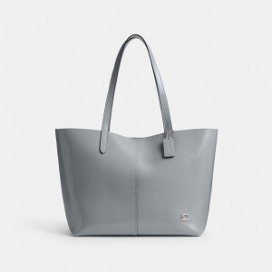 Coach North Tote Bag 32 シルバー グレー 青 | COH865095