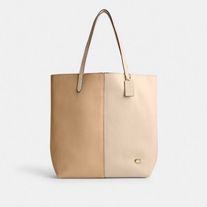 Coach North Tote In Colorblock 白 カラー | COH865078