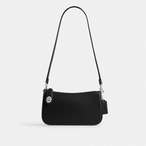 Coach Penn Shoulder Bag シルバー 黒 | COH864942