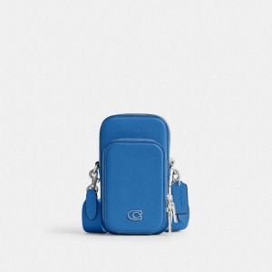 Coach Phone Crossbody 青 | COH865210