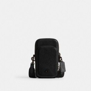 Coach Phone Crossbody 黒 | COH866558