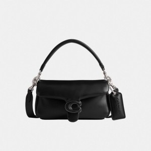 Coach Pillow Tabby Shoulder Bag 20 シルバー 黒 | COH864788