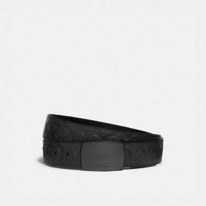 Coach Plaque Buckle Cut To Size Reversible Belt, 38 Mm 黒 | COH866994