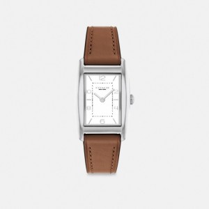 Coach Reese Watch, 24 Mm X 35 Mm ブラウン | COH866309