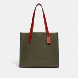 Coach Relay Tote Bag 34 緑 | COH866524