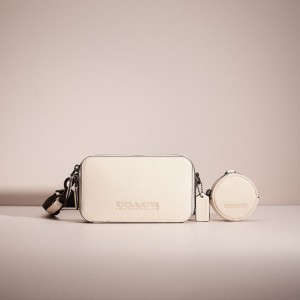 Coach Restored Charter Slim Crossbody 白 | COH866570
