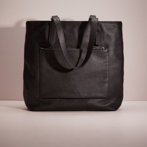 Coach Restored Metropolitan Soft Tote グレー 黒 | COH866651