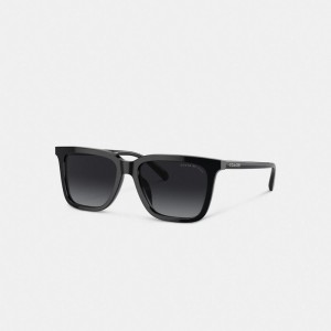 Coach Retro Square Sunglasses 黒 | COH867088