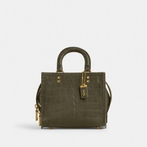 Coach Rogue 20 In Alligator オリーブ | COH865137
