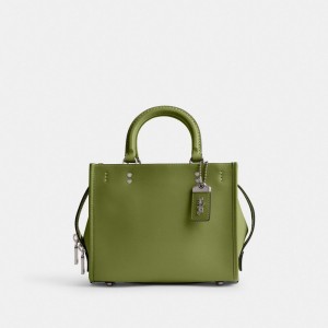 Coach Rogue Bag 25 シルバー ライト緑 | COH865139