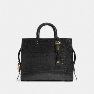 Coach Rogue Bag In Alligator 黒 | COH865164
