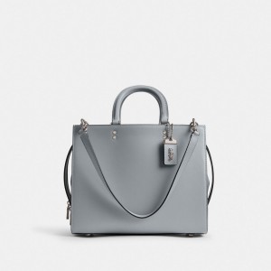 Coach Rogue Bag シルバー グレー 青 | COH865119