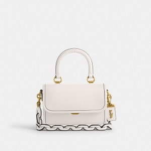 Coach Rogue Top Handle Bag 白 | COH865168